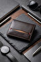 BASE. Polo Assn. 8383 Genuine Leather Men's Vertical Wallet Card Holder BROWN - 3