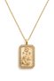 Women's Steel Necklace Zodiac Sign Series Mother of Pearl Plate Crab Zodiac Necklace
