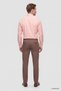 Slim Fit Mink Dobby Chino Pants - 6