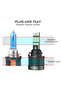 H15 Altra Powerful 80W 8000LM LED H15 Headlight Bulbs with DRL Daytime Running Lights 6000K for Car - 2