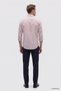 Ds Groom Slim Fit Red Striped Shirt - 3