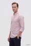Ds Groom Slim Fit Red Striped Shirt - 6
