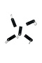 10Pcs 10Pcs Outdoor Windproof Clips with Carabiners, Tent Clips, Outdoor Canopy Clips, Fixed Plastic - 6