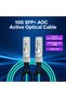 1m OM3 10G SFP+ to SFP+ AOC Active Optical Cable OM3 Multimode 1m 2m 5m 10m 30m 100M 10GBASE Fiber C - 7