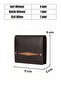 BASE. Polo Assn. 8383 Genuine Leather Men's Vertical Wallet Card Holder BROWN - 7