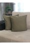 Double Sided Decorative Throw Pillow Cover Olive Green 2-Piece - 2