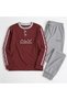 Men's Cotton Collared Buttoned Pocketed Gift Bundle and Dowry Set, 2 Pieces, 2-Piece Top and Bottom Pajama Set - 4