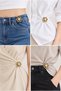 Flower Pattern Trouser Waist Reducer, Belt, Brooch, Flower Pattern Trouser Waist Reducer Snap - 4