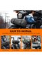 Motorcycle Front Fork Handlebar Bag Leather Waterproof Large Motor Saddlebags Bag Moto Luggage Ca... - 5