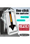2 Pieces Samsung S23 Ultra High Definition 2Pcs Full Cover Tempered Glass Screen Protectors for Sams - 6