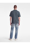 Cotton Waffle Textured Regular Fit Short Sleeve Buttoned Polo Collar T-Shirt - 4