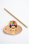 Hair Clip, Genuine Leather, Frida Kahlo Shaped - Handmade, Craft - 2