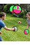 Horse Toss Game Velcro Racket Set 2 Rackets 1 Ball Fun Activity