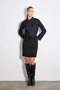Faux Suede Mini Skirt - Black