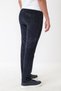 Comfort Fit Side Pocketed Dikine Ribbed Flexible Navy Blue Velvet Trousers P 1235 - 6