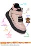 Jesica 100% Leather Velcro Girls' Boots - 2