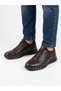 Men's Brown Elastic Orthopedic Sole Casual Shoes - 3