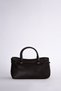 Textured Charm Detailed Hand and Shoulder Bag Dark Brown - 2