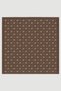 Damla Shawl Patterned Cotton Scarf - Brown - 2