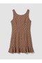 Esvab • Modern & Distinctive U Roba Collar Polka Dot Mini Dress - 7