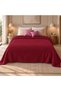 100% Cotton 220X240 cm Waffle Patterned, Pique Bed & Sofa Cover - 2