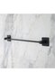 Self-Adhesive Black Stick-On Towel Holder - 3
