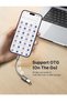 محول USB C إلى USB 3.0 [عبوة من قطعتين]، كابل OTG من النوع C لأجهزة ماك بوك، لون رمادي - 5
