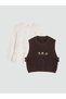 Timeless Clothing & Timeless Choices Girls' Embroidered Knitwear Sweater and Shirt Set - 3