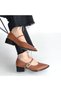 Galye Tan Skin Heeled Shoes - 4