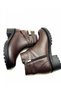 2508 Fashionable 100% Leather Classic Heels New Season Stylish Design Buckled Women's Boots - 6