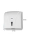 Z-Fold Towel Dispenser with 300 Paper Towel Capacity - White - 2