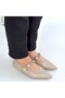 Lowen Beige Skin Low Heeled Shoes - 4