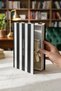 Striped "Thank You" Written Decorative Book Box Storage Box Home and Office Accessory - 2