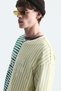 Double Color Striped Sweatshirt - 6