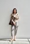 Rffia Charmlı Casual Shoulder Bag Bitter Brown - 7