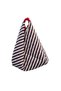 Hande Dizayn Valentine's Mother's Day Waterproof Quilted Black and White Striped Everything Bag Origami Model Shoulder Bag - 3