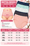 Battal High Waist 5 Piece Panties - 2