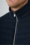 High Collar Zippered Pocketed Cotton Lycra Sports Inflatable Vest - 4