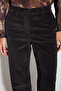 Wide Leg Corduroy Trousers - Anthracite - 5