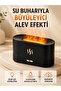 Led Flame Effect Air Humidifier 9 12 Hour Use Aroma Diffuser -