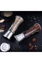 Stainless Steel Lid Glass Body Spice Mill Set of 2 19 cm - 3