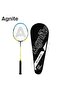Agnite Carbon-aluminum Integrated Badminton Racket (Single Racket With Carrybag)