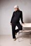 Urban Corduroy Fabric Half-Zip Maternity and Postpartum Tracksuit Set