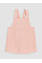 Pink Baby Girl Velvet Salopet Dress