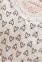 Women's Cotton Basic Heart Patterned Lace Detailed Thin Strap V-Neck Undershirt - 3
