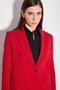 Single Button Classic Jacket - Red - 4