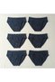 Young Men's Cotton 6-Pack Navy Blue Color Slip-Ons Bb2840