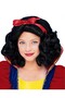 Snow White Wig with Red Bow