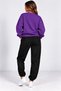 Women's Oversize Leopard Star Printed Tracksuit Set – Winter Sweatshirt & 2-Thread Seasonal Sweatpants - 2