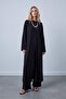 Women's Slit Casual Tunic Trousers Set 14549 - 2